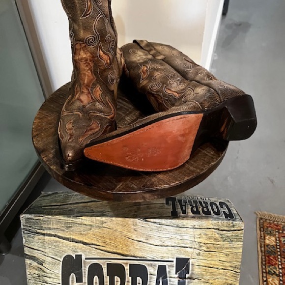 Corral Brown and Tan Western Cowboy Boots - Picture 5 of 5